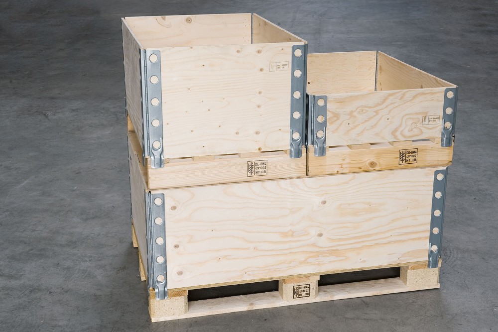 Detailansicht Faltrahmen aus Sperrholz