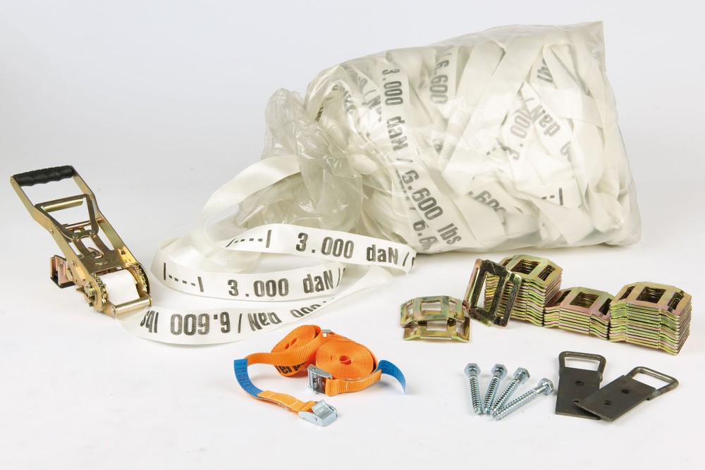 Diverse Produkte zur Ladungssicherung