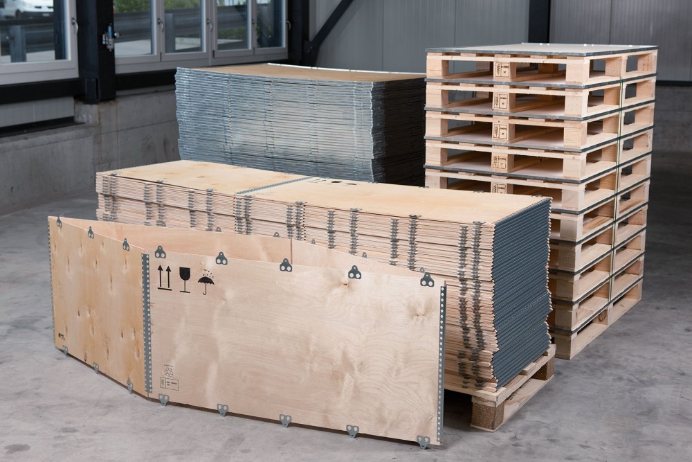 Kisten aus Sperrholz Rohmaterial