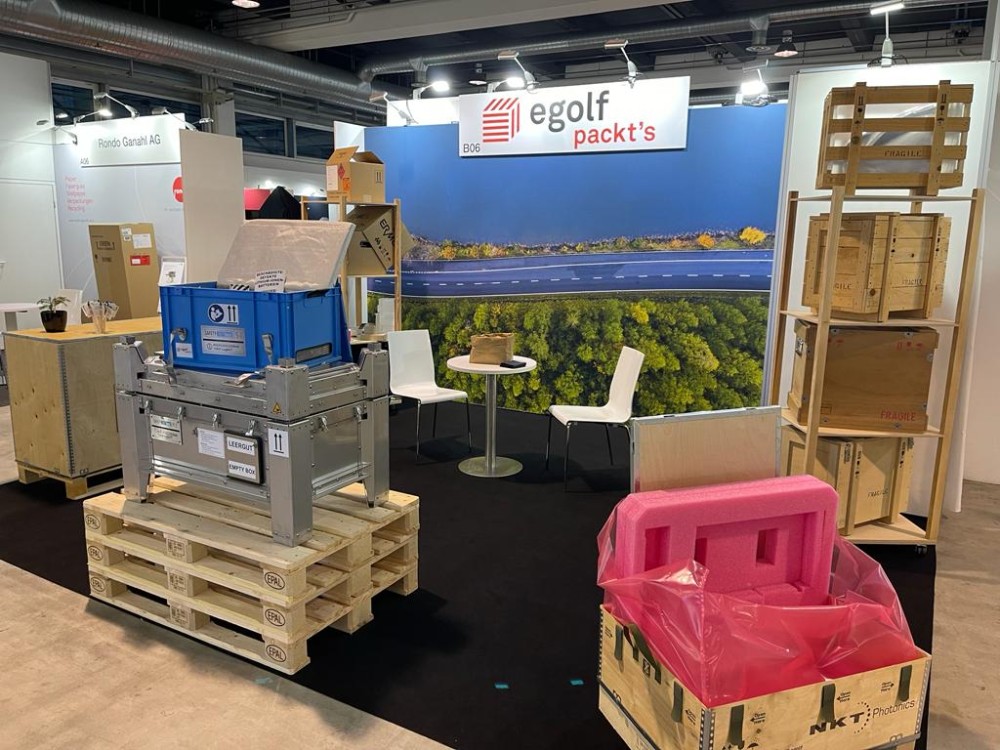 egolf verpackungs ag mit Stand an der Empack 2023