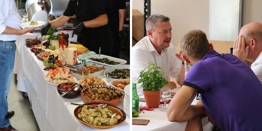 Apero am Verpackungsseminar